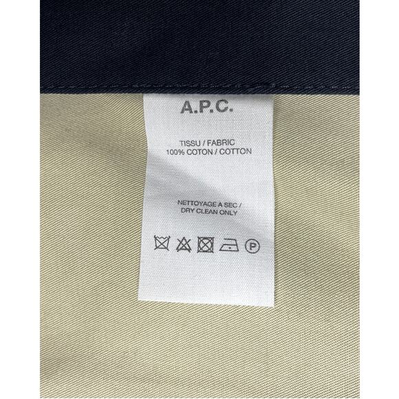 1-25 APC RUE MADAME PARIS Men's Jacket Navy Small - Picture 10 of 11
